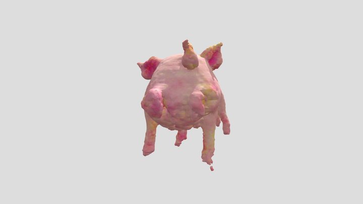 Stable-Dreamfusion Pig 3D Model