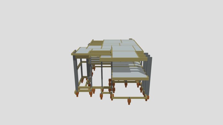 3D Da Estrutura - A10 3D Model