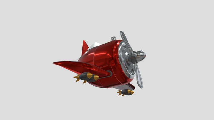 military plane 3D Model