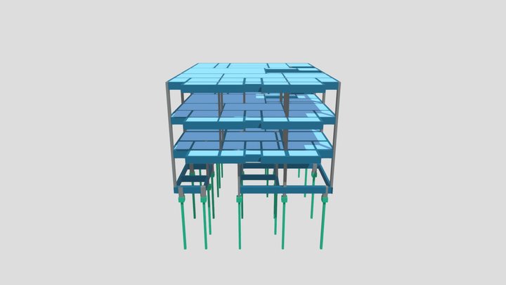 3D - ESTRUTURA CONVENCIONAL 3D Model