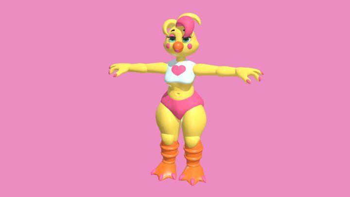 Chica model 3D Model