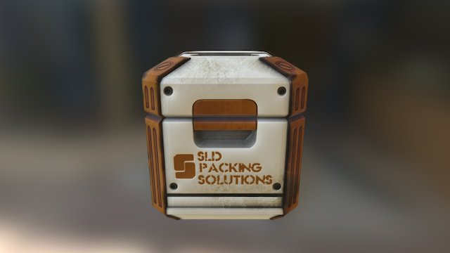 Sci fi crate 3D Model