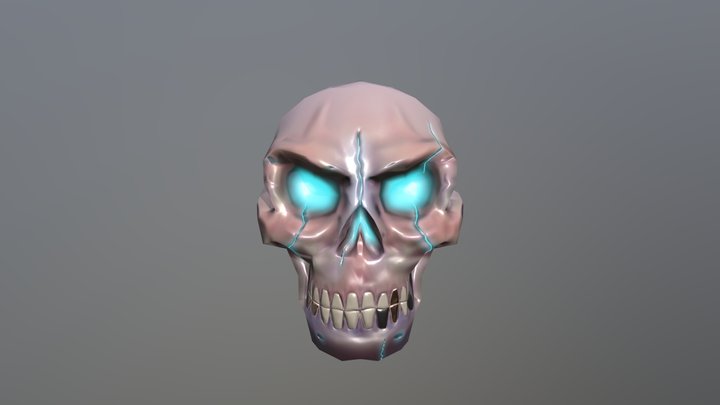 Skull pirate V2 B2C3 3D Model