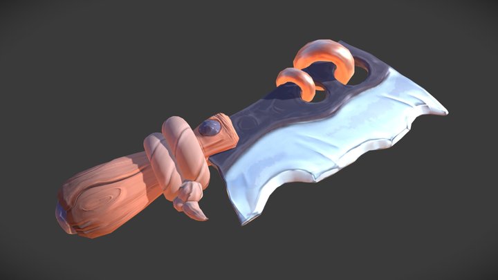 Butcher Knife - StylizedAsset 3D Model