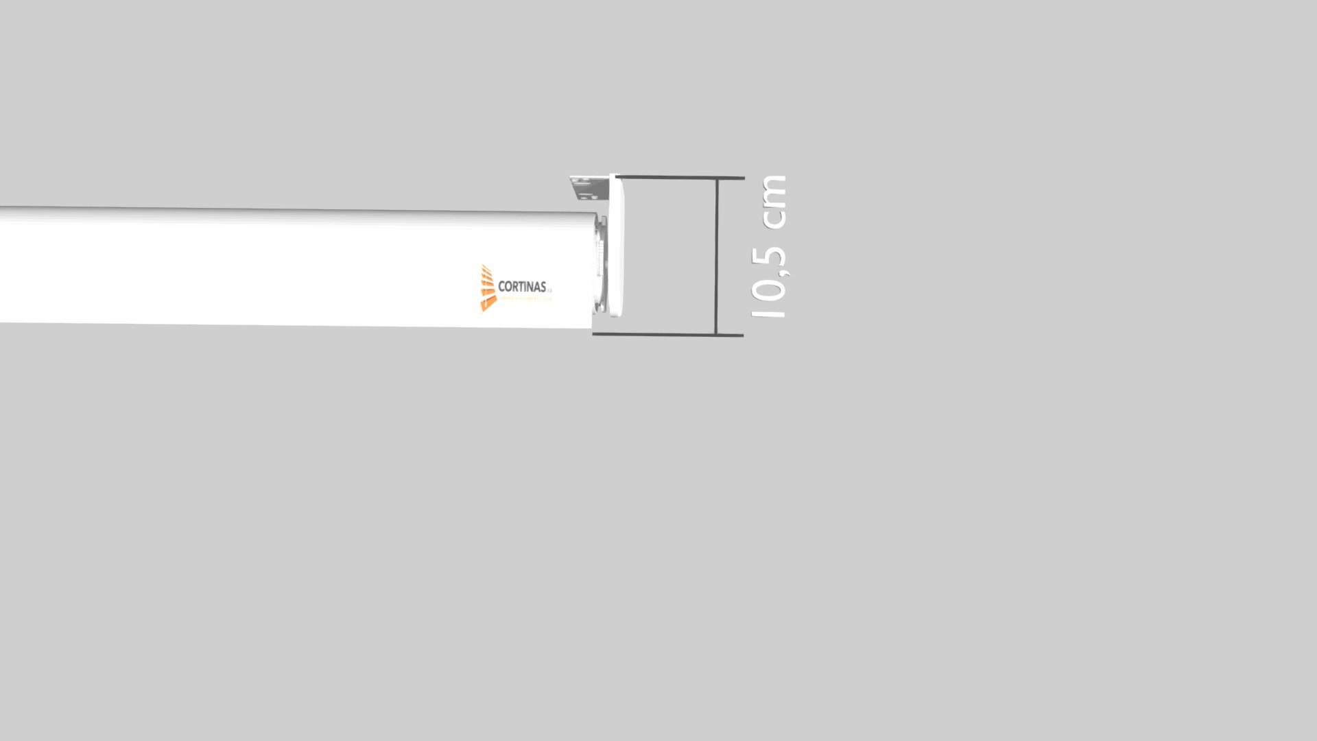 Espacio recogida estor enrollable