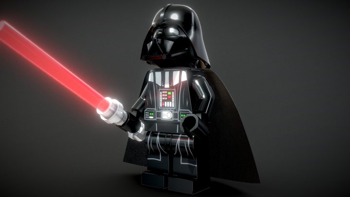 LEGO - Darth Vader 3D Model
