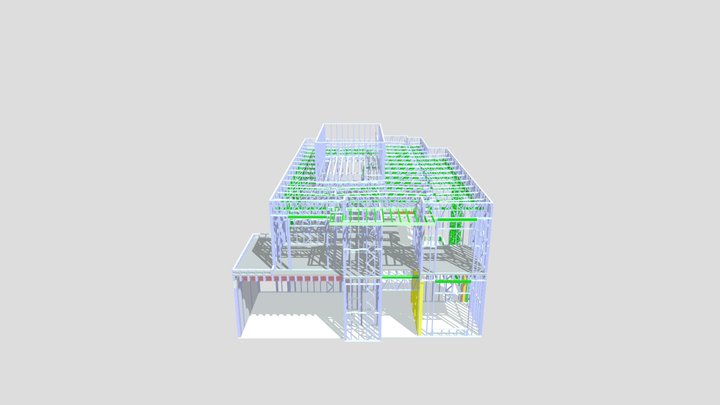 Obra Residencial Completa em LSF - Barueri - SP 3D Model