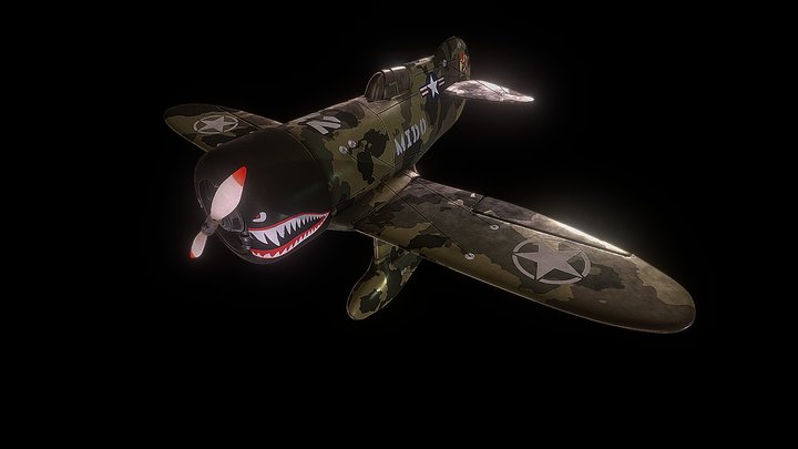 GeeBee Mustang model 3D Model