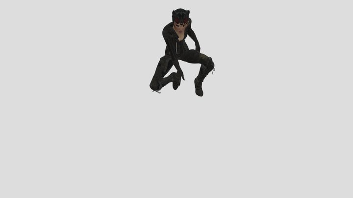 Jumping Down (1) 3D Model