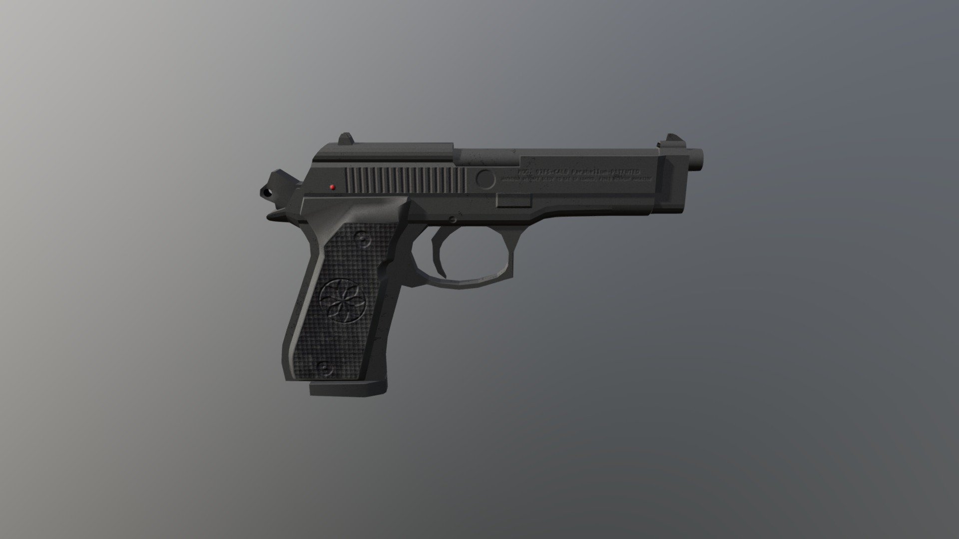 M9 Pistol - 3D model by stCourtney [0afd187] - Sketchfab