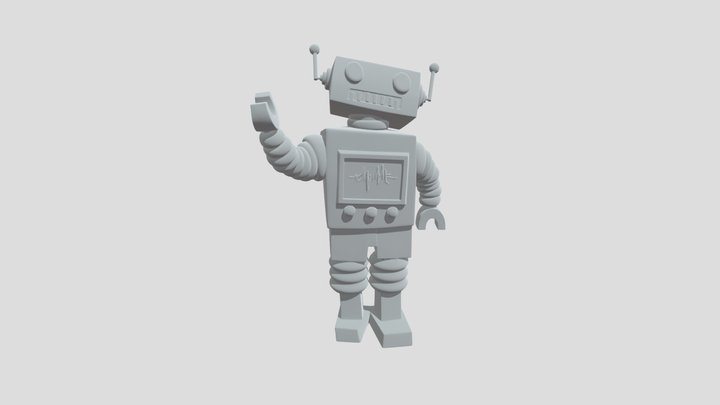 Waveform Robot 3D Model