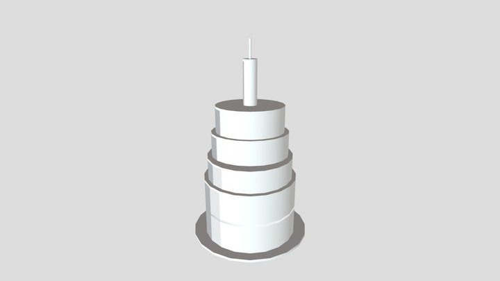 Cake Hat 3D Model
