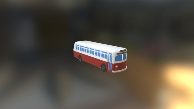 Old Bus - Mafia II style (CitiesSkylines) 3D Model