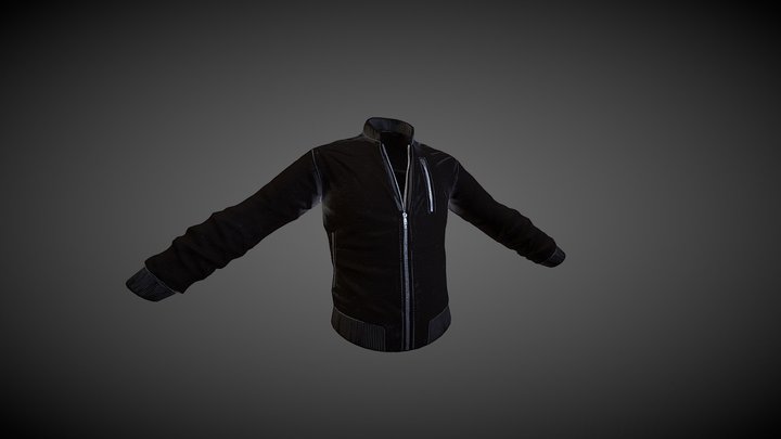 Mens Jacket 3D Model