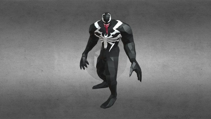 Low-Poly Venom - Spider-Man 2 (PS5) 3D Model