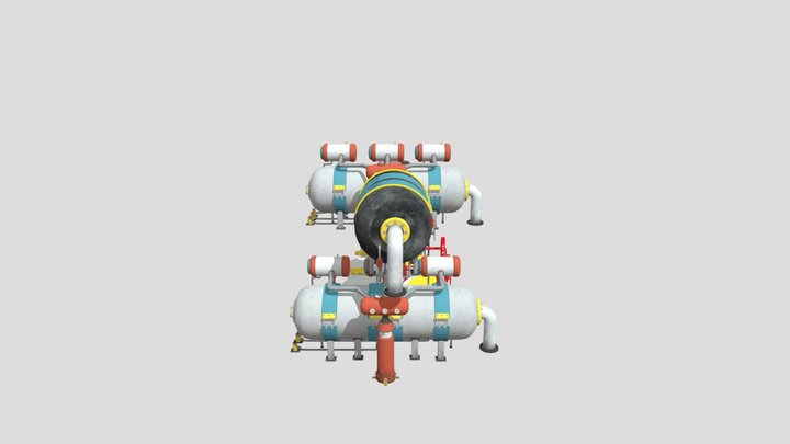 Project Playtime Factory Dye Jugs 3D Model