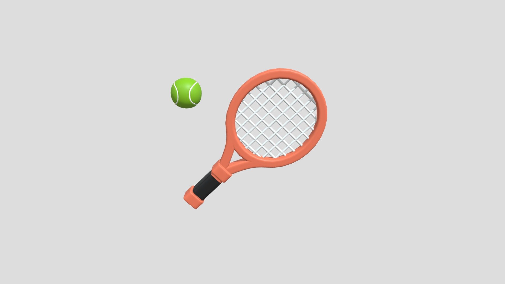 Padel Tennis 3d model.