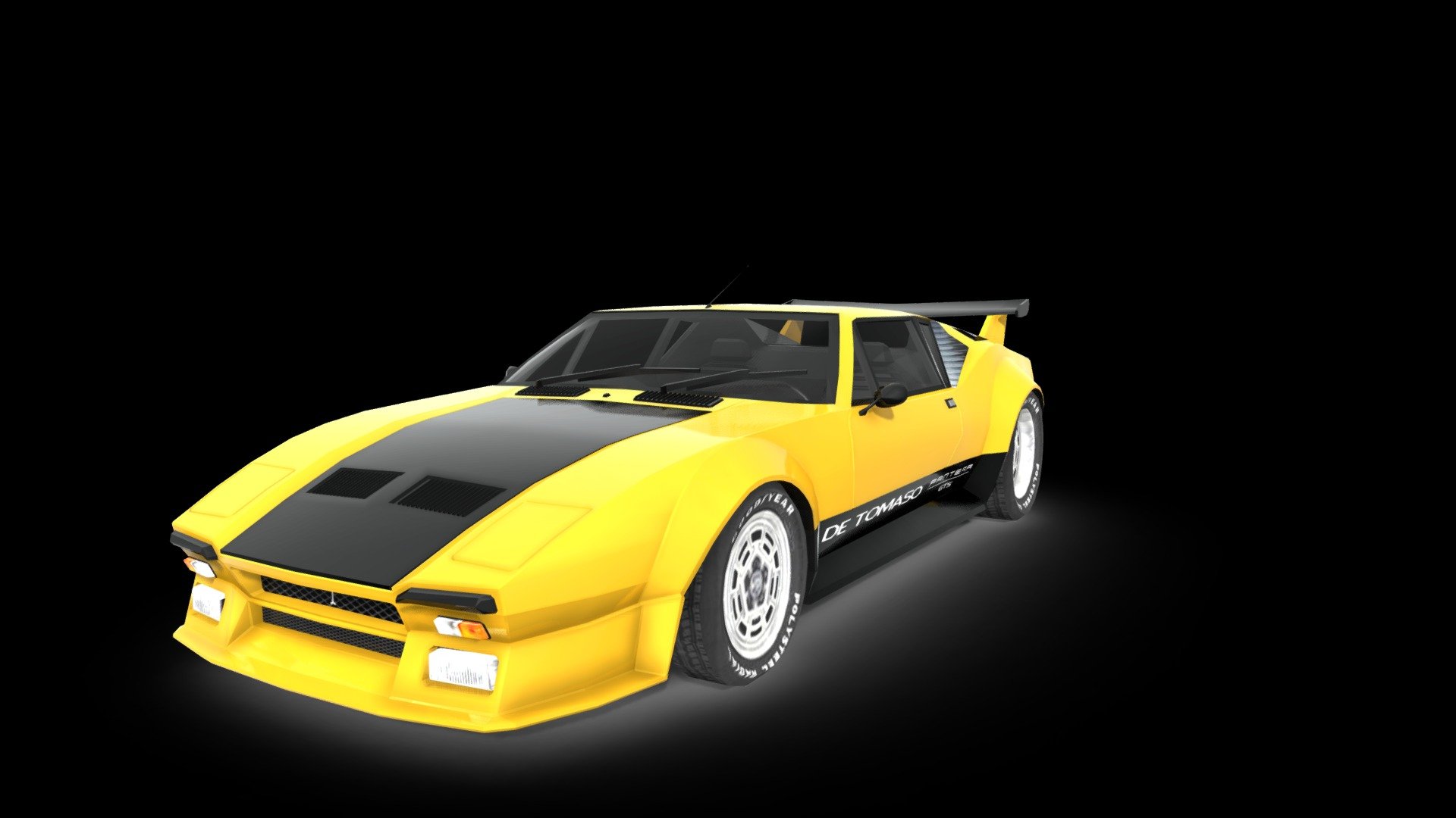 1985 De Tomaso Pantera GTS - Download Free 3D model by DisneyCars