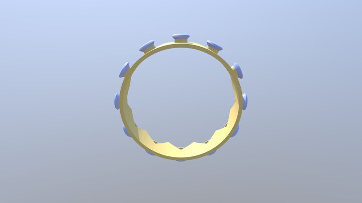 GB - Crown Ring 2 3D Model