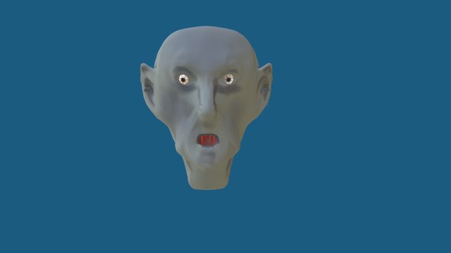 Vampire fait avec Blender 3D Model