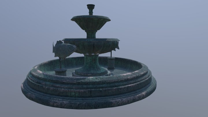 Victorian Water fountain 3D Model