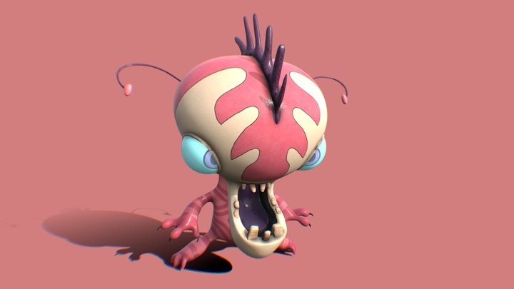 Ratchet & Clank enemy concept 3D Model