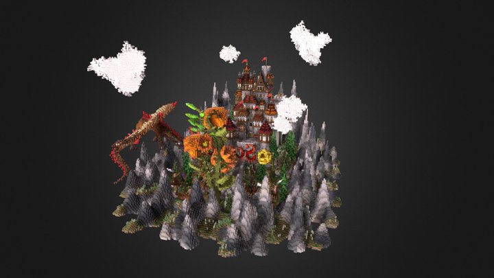 Castle hub 3D Model