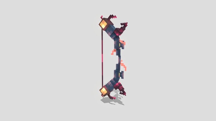 Warped Bow 3D Model