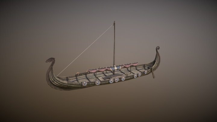 Drakkar 3D Model