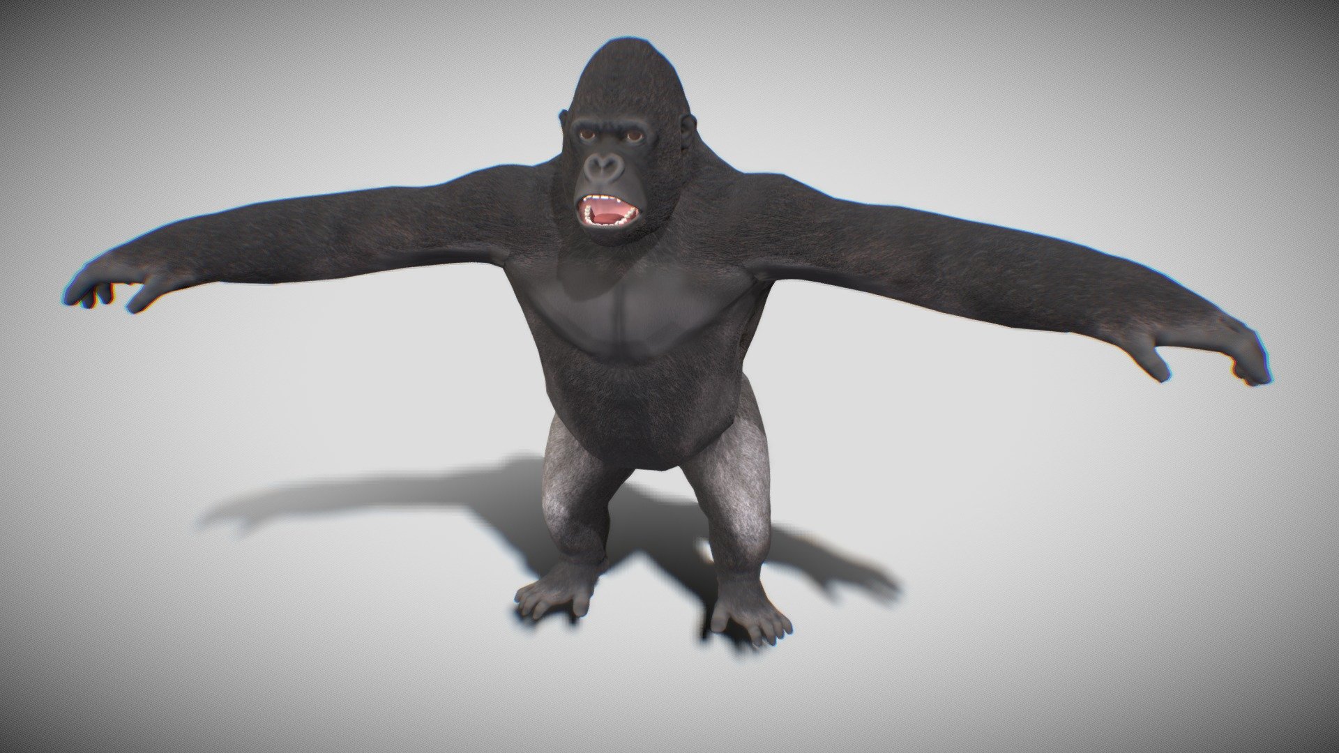 Gorilla - Buy Royalty Free 3d Model By Mixall (@mixaills) [0b081f1 