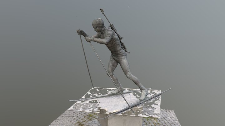 The King of Biathlon 3D Model