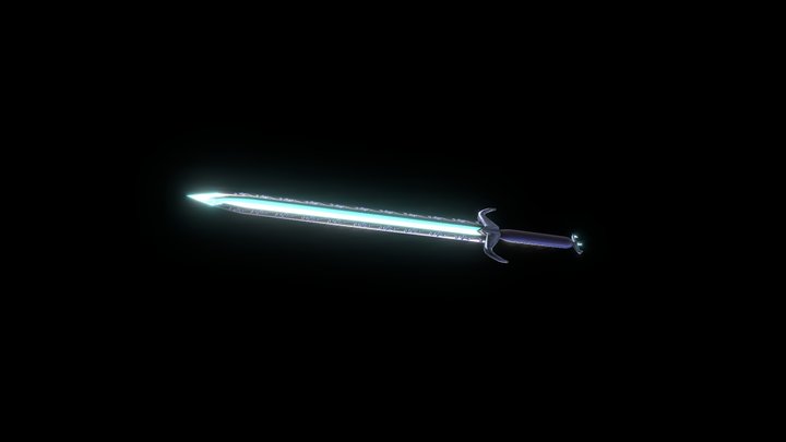 Water Sword 3D Model