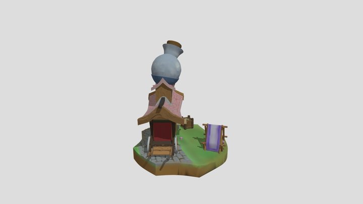 Traveling Wagon - Examen Sculpting 24-25 3D Model