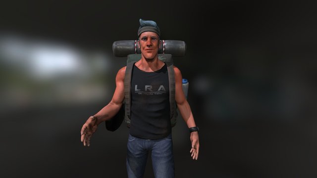Happy Camper 3D Model