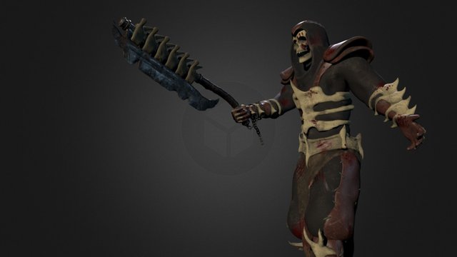 Crypt Lord 3D Model