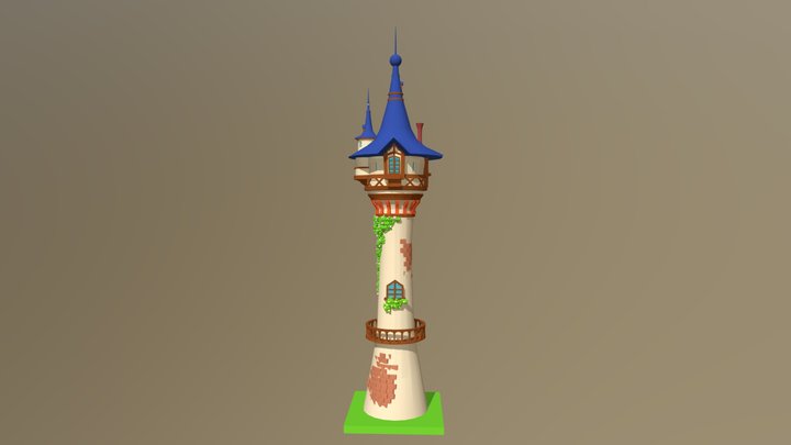 Rapunzel Tower 3D Model