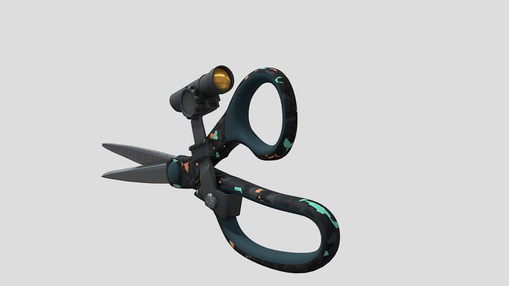 Tactical Scissors 3D Model