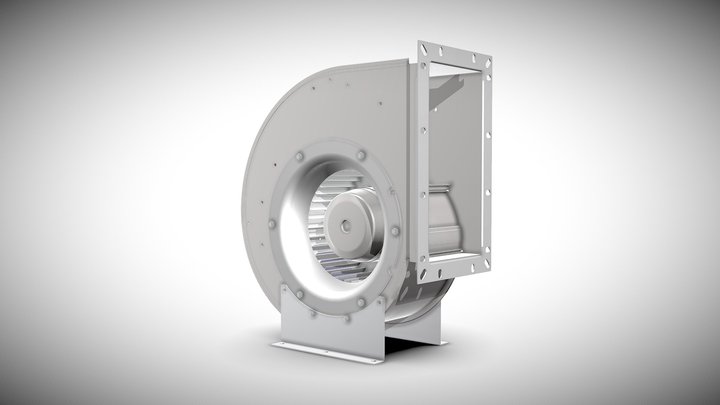 Centrifugal Fan by Rosenberg (ERAD 250) 3D Model
