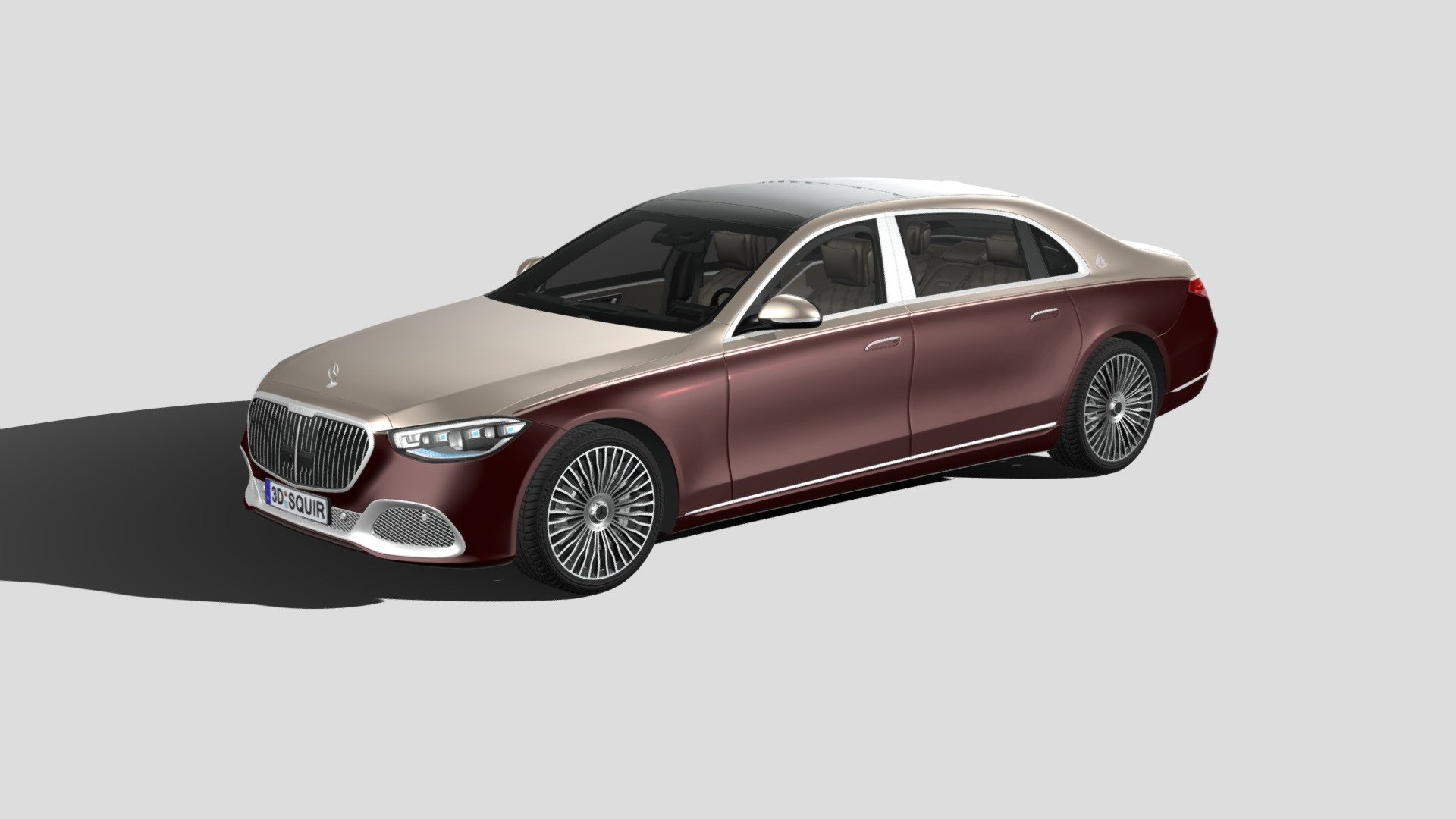 Mercedes-Benz S-Class Maybach 2021 - Buy Royalty Free 3D model by ...