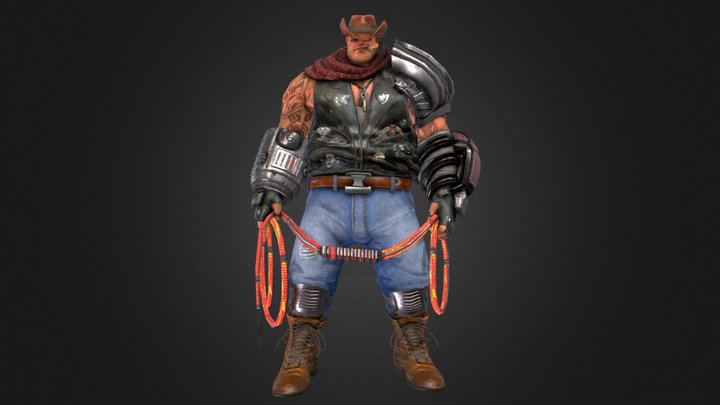 Goliath-The Bounty Hunter 3D Model