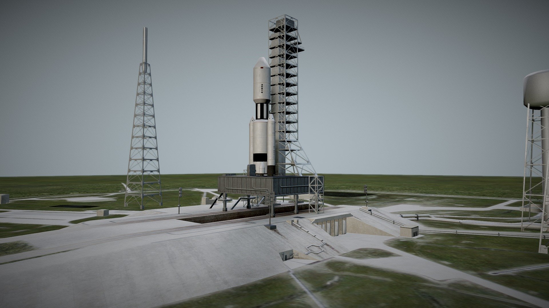 Rocket Gantry Launch Site 3D Model By Sickhead Games Rocket Gantry Launch Site 3D Model By Sickhead Games
