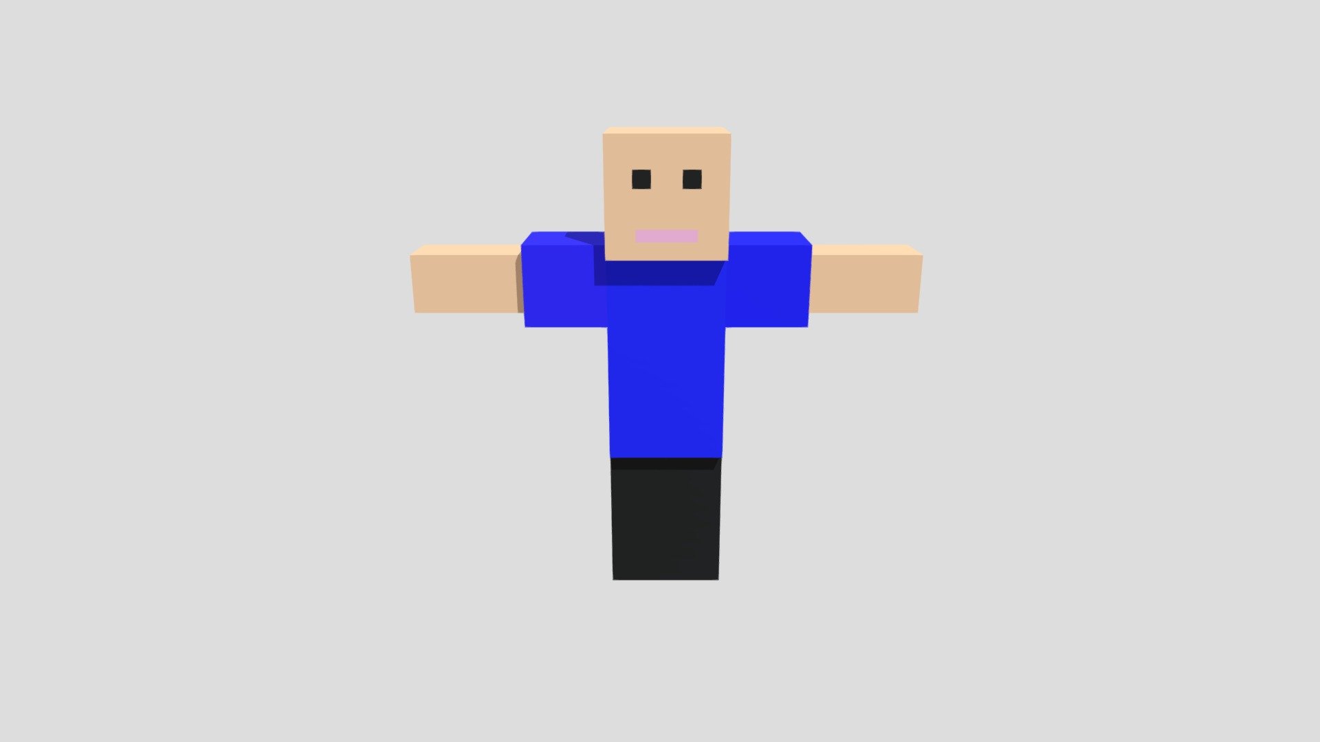 my bald avatar moving