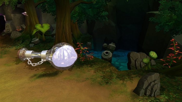 Magical forest camille 3D Model