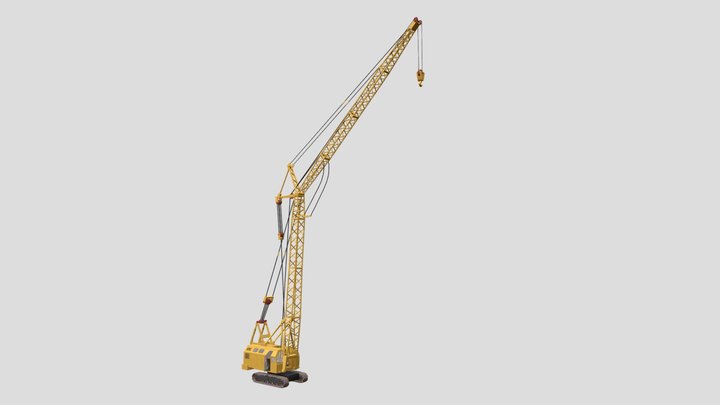 RDK-250 crawler crane 3D Model