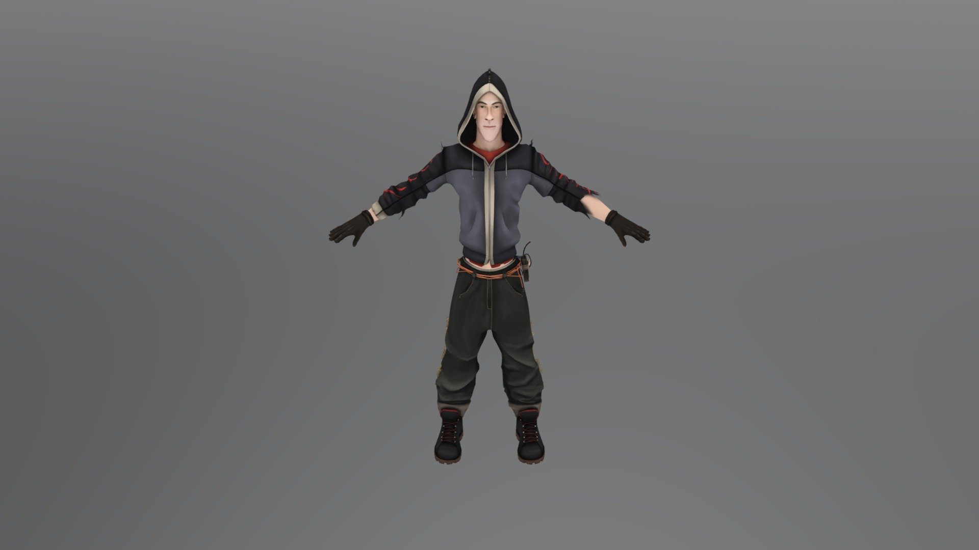 Thug Character - 3D model by Matthew Bates (@FWmbates) [0b15311 ...