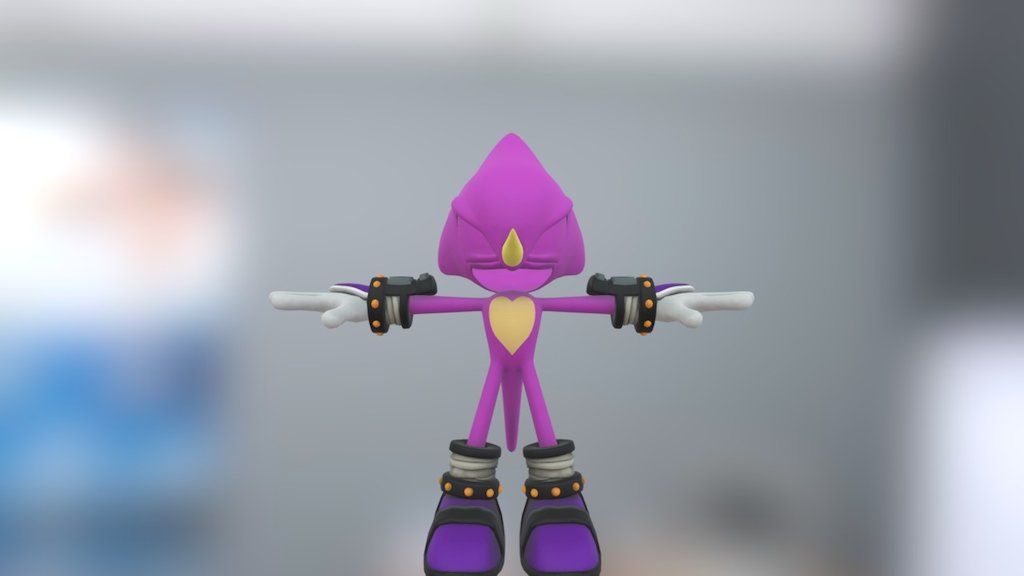 Espio The Chamelon Download Free 3d Model By Akennedy007 0b1633e Sketchfab 