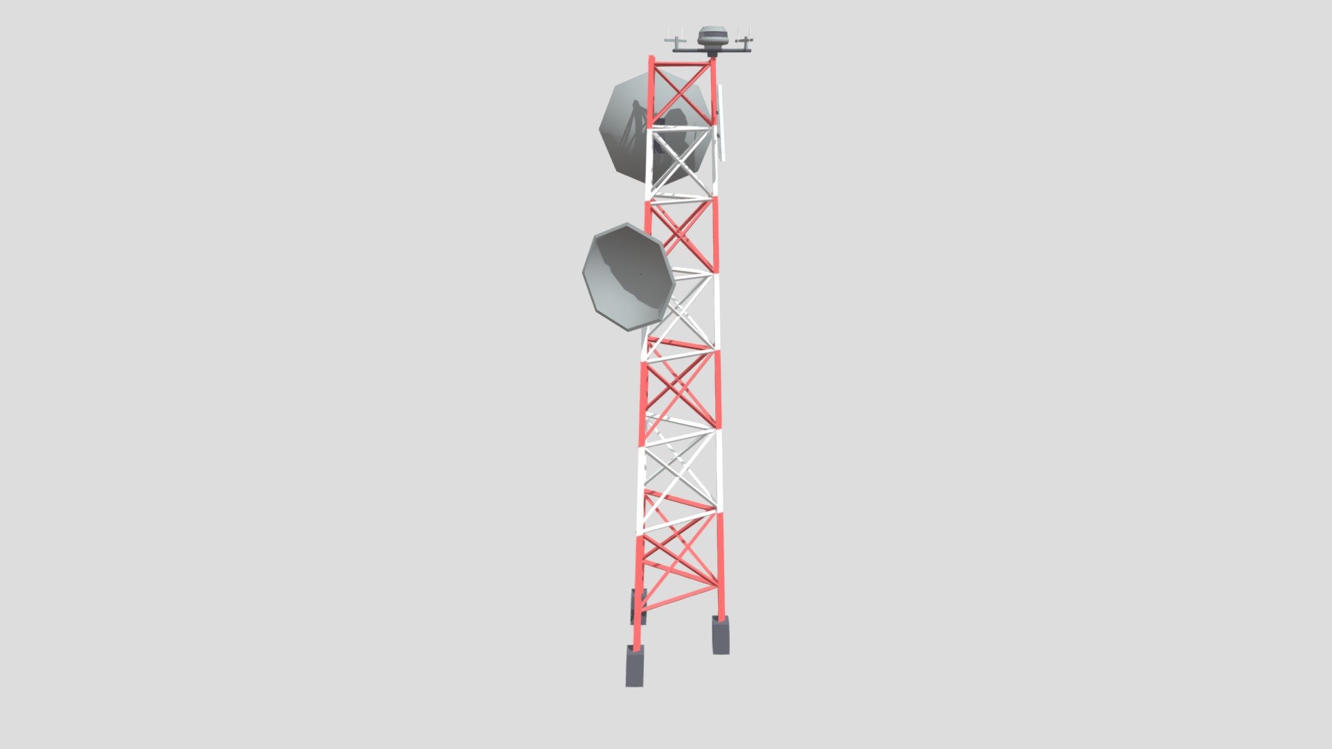 SM Radio Tower by Google Poly