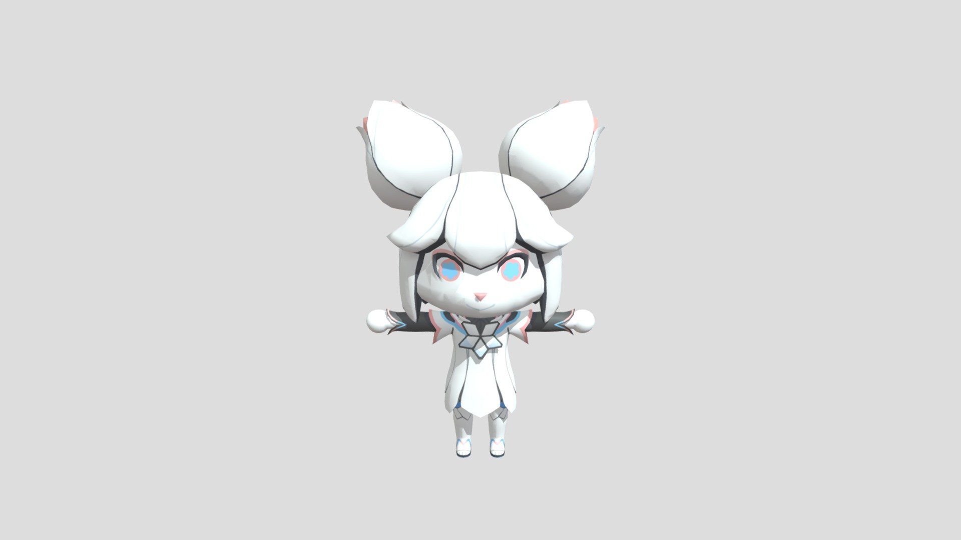 [Krita Mascot] Kiki the Cyber Squirel - Download Free 3D model by Kion ...