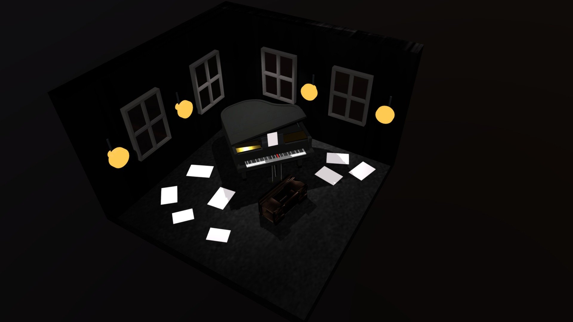Piano Diorama