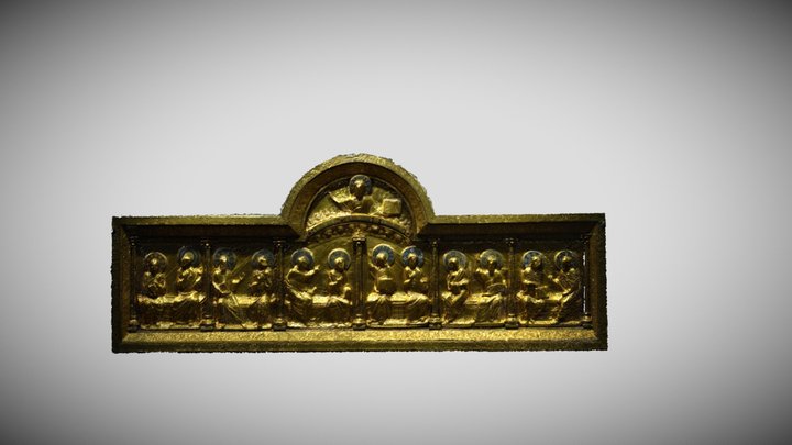 Retable De Stavelot: La Pentecôte 3D Model